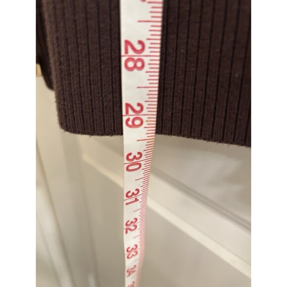 CJ Banks Women’s Brown Classic Appliquéd Cardigan Button Size 2X - Picture 5 of 6